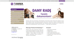 Desktop Screenshot of famma.pl