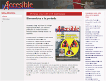 Tablet Screenshot of accesible.famma.org